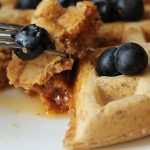 Look no further, this recipe for easy vegan gluten free waffles is what you've been looking for! Crispy on the outside and soft and fluffy inside. YUM!