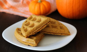 Wake up to tasty Vegan Gluten Free Pumpkin Spice Waffles that you'll want to make all year and not only in the fall.