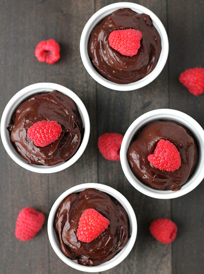Creamy, chocolaty, and decadent is how to describe this delicious Dark Chocolate Mint Avocado Pudding.