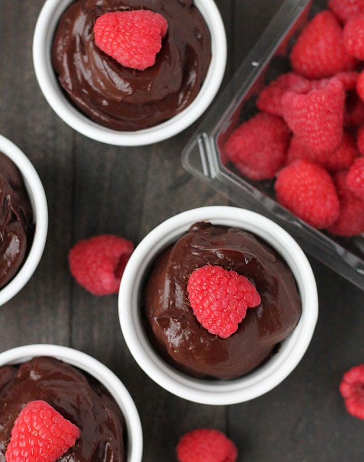 When you serve this Dark Chocolate Mint Avocado Pudding to your family, they'll never guess the secret ingredient!