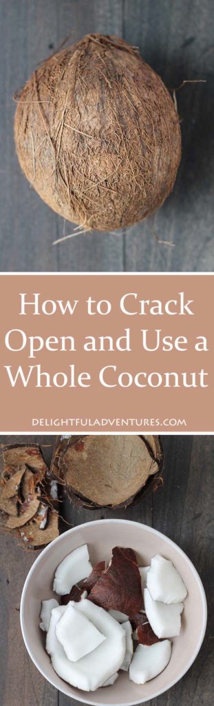 How to Crack Open and Use a Whole Coconut
