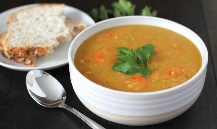 Vegetarian Instant Pot Split Pea Soup