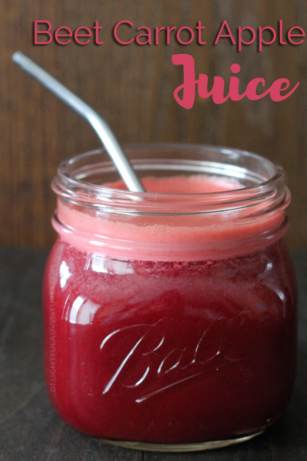 Have you hit an afternoon slump? You'll be energized to keep going after making yourself a glass of this refreshing beet carrot apple juice.