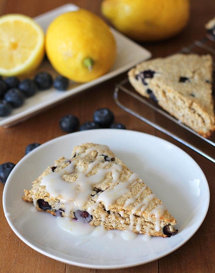 Fresh Lemon-Blueberry Scones