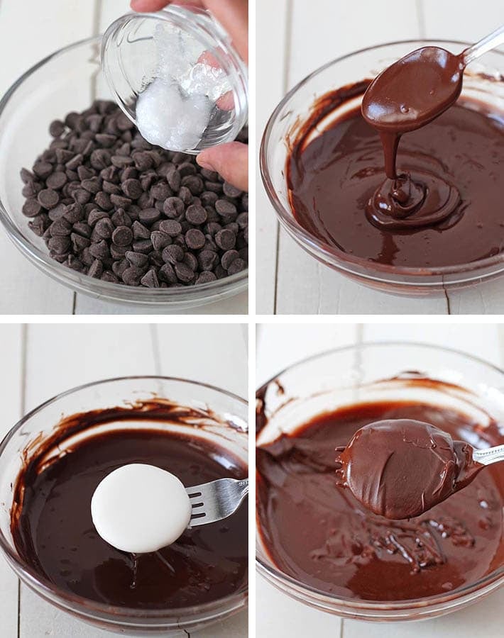 Creamy 5-Ingredient Vegan Peppermint Patties - Delightful Adventures