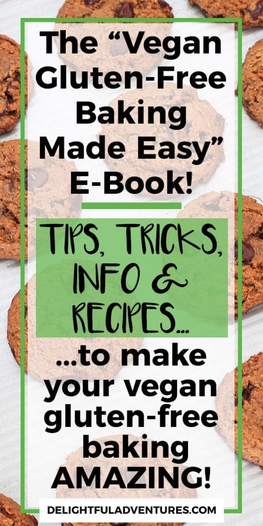 Pinterest pin showing text advertising this e-book on top of image of cookies, this image is to be used to pin this page to Pinterest.
