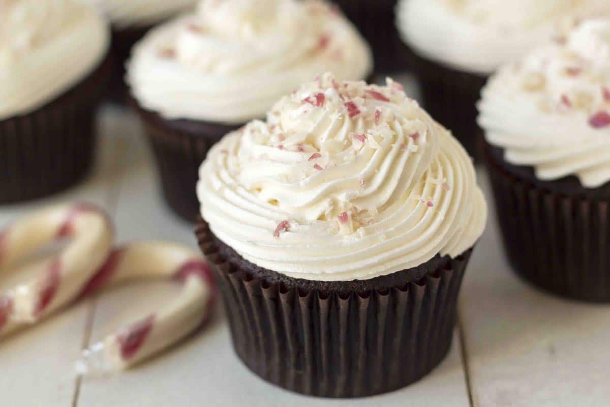 Vegan Gluten-Free Chocolate Peppermint Cupcakes