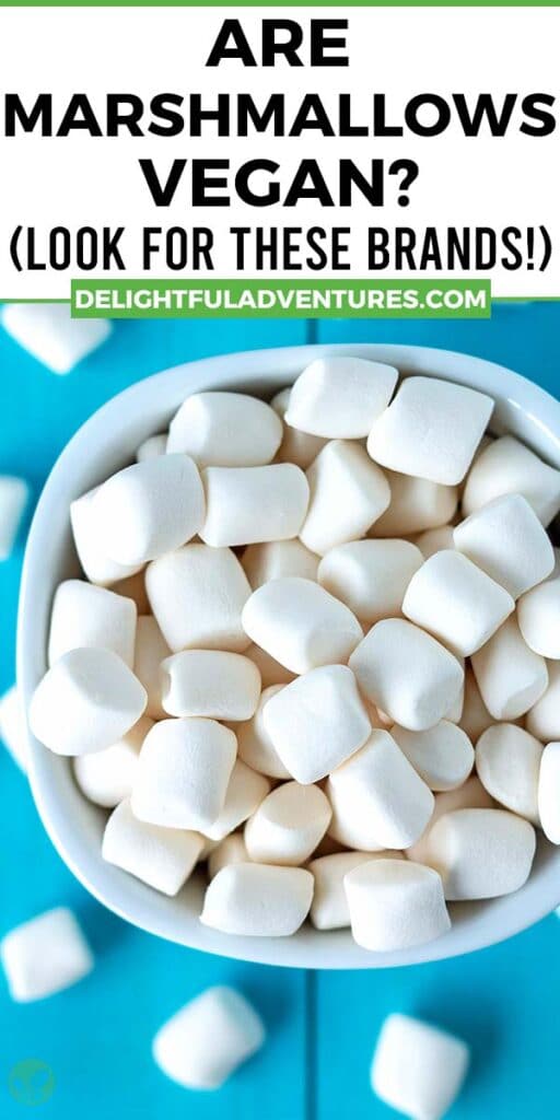 Pinterest pin showing an image of marshmallows and a text overlay, this image is to be used to pin this article to Pinterest.